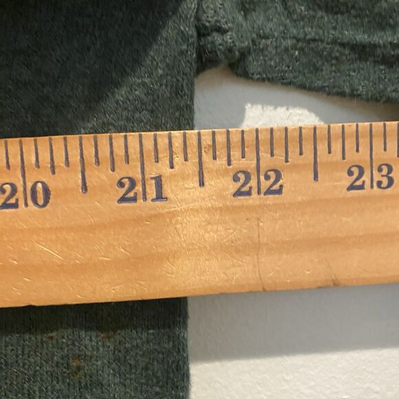 Gap Factory Sweater Men Medium Forest Green V Neck Pullover Casual Versatile - Picture 8 of 9